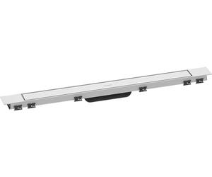 hansgrohe RainDrain Match Plus 800 56215700 - Canaleta de ducha con marco ajustable en altura, color blanco mate