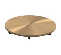 hansgrohe RainDrain Staro 60058140 - Juego completo de desagüe para plato de ducha, tapa de desagüe de ducha de 90 mm, cuerpo base necesario se vende por separado, bronce cepillado