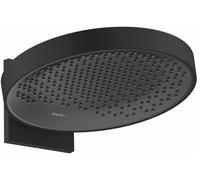 Hansgrohe Rainfinity brazo de ducha con efecto lluvia 36x36 cm circular negro 26230670