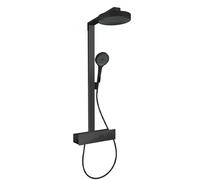Hansgrohe Rainfinity conjunto de ducha a pared con termostato negro 28742670