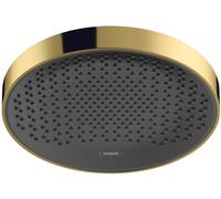 Hansgrohe Rainfinity ducha con efecto lluvia 25x25 cm circular negro-oro 26229990