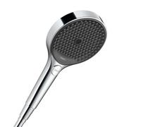 hansgrohe Rainfinity Ducha de mano 130 3 tipos de chorro PowderRain ahorro de agua, cromo, 26865000