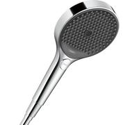 hansgrohe Rainfinity Ducha de mano 130 3 tipos de chorro PowderRain ahorro de agua, cromo, 26865000