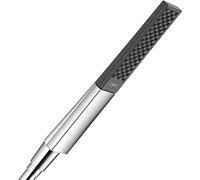 hansgrohe Rainfinity PowderRain - Alcachofa de ducha (100 mm), color negro cepillado