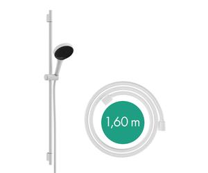 hansgrohe Rainfinity set de ducha 130, 3jet, S PURO barra de ducha 900mm, 28743700, Color: Blanco Mate