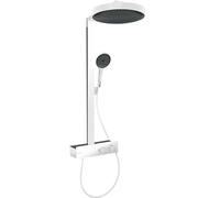 hansgrohe Rainfinity sistema de ducha 360, 1 tipo de chorro, ShowerTablet 350, 26853700, Color: Blanco Mate