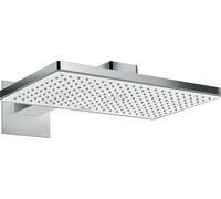 Hansgrohe Rainmaker Select ducha con efecto lluvia 46.6x27 cm rectangular cromo-blanco 24003400