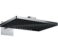 Hansgrohe Rainmaker Select ducha con efecto lluvia 46.6x30 cm rectangular cromo-negro 24005600
