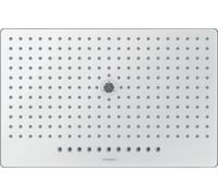 hansgrohe RainmakerSelect 460 3jet ducha mural con brazo de ducha 460 mm, 24007400, Color: Cromado / Blanco