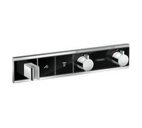 Hansgrohe RainSelect grifo de bañera y ducha empotrado con termostato cromo-negro 15355600