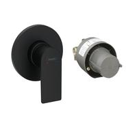 Hansgrohe Rebris E grifo para ducha empotrado negro 72658670