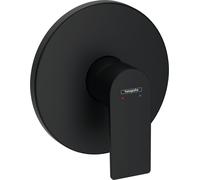 hansgrohe Rebris E mezclador monomando enyesado para iBox universal, 72668, Color: Negro Mate - 72668670