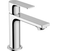 hansgrohe Rebris E mezclador monomando de lavabo 110 CoolStart con desagüe metálico, 133 mm de proyección, 72551000, Color: cromado