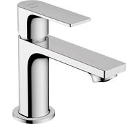 Hansgrohe Mezclador monomando de lavabo Rebris E 80 CoolStart con desagüe automático, cromado