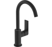 Hansgrohe Rebris E grifo para lavabo de pie negro 72576670