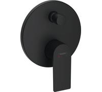hansgrohe Rebris E Mezlador monomando de bañera empotrado para iBox universal, negro mate, 72468670