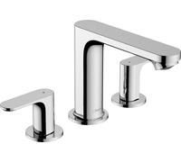 hansgrohe Rebris S mezclador de lavabo de 3 agujeros 110, con desag&uumle automÃ¡tico, cromo, proyecciÃ³n 134 mm, 72530000 - 72530000