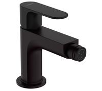 hansgrohe Rebris S hansgrohe Rebris S mezclador monomando de bidé con desagüe metálico, proyección de 120 mm, 72212670, Color: negro mate