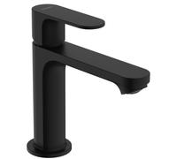 Hansgrohe Grifo monomando lavabo Rebris S 110 mm, 133 mm proyección desagüe automático Negro Mate
