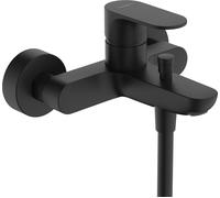 hansgrohe Rebris S hansgrohe Rebris S mezclador monomando para bañera vista, proyección 173 mm, 72440670, Color: negro mate