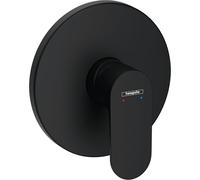 hansgrohe Rebris S Mezclador monomando de ducha empotrado para iBox universal, negro mate, 72667670