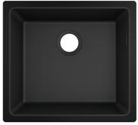 hansgrohe 43431170 S51 S510-U450 450 - Fregadero empotrado, color negro grafito