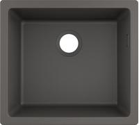 Hansgrohe S 51 fregadero de granito 50x46 cm gris/grafito/ónix 43431290
