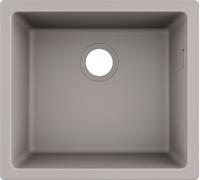 Hansgrohe S 51 fregadero de granito 50x46 cm gris/grafito/ónix 43431380