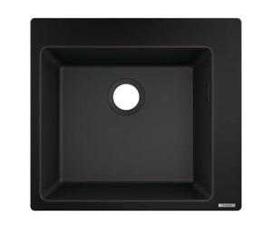 hansgrohe S510-F450 fregadero de encastre 450, negro grafito