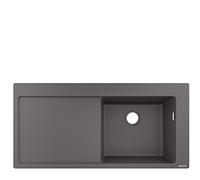 hansgrohe S514-F450 fregadero de encastre 450 con escurridor, gris piedra