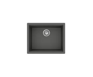 hansgrohe S53 SilicaTec fregadero bajo encimera, 500x400mm, 43458290, Color: Gris piedra