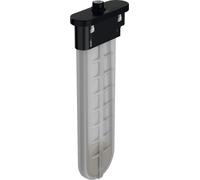 Juego prefabricado hansgrohe sBox oval, adecuado para la instalación en el borde de la bañera o en el borde del azulejo, 28020670, Color: negro mate