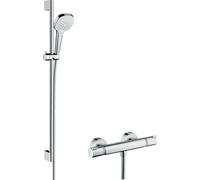 Hansgrohe Select conjunto de ducha a pared con termostato cromo-blanco 27082400