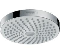 Hansgrohe Select ducha con efecto lluvia 18x18 cm circular cromo-blanco 26522400