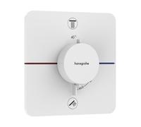 Hansgrohe ShowerSelect Comfort Q grifo de bañera y ducha empotrado con termostato blanco 15586700