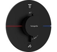 Hansgrohe ShowerSelect Comfort S grifo de bañera y ducha empotrado con termostato negro 15556670