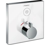 Hansgrohe ShowerSelect grifo para ducha empotrado con termostato cromo-blanco 15737400