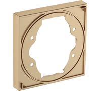 hansgrohe ShowerSelect roseta de extensión, dimensión de extensión 22mm, 13593140, Color: Bronce cepillado