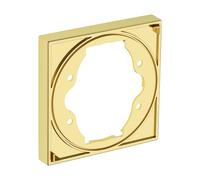 hansgrohe ShowerSelect roseta de extensión, dimensión de extensión 22mm, 13593990, Color: Óptica Oro Pulido