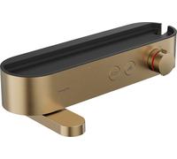 hansgrohe ShowerTablet Select termostato de baño 400, montaje en superficie, 24340140, Color: Bronce cepillado
