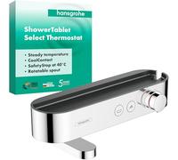 Hansgrohe ShowerTablet Select termostato de baño 400, montaje en superficie, 24340, Color: cromado - 24340000