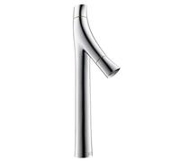hansgrohe AXOR Starck Organic Mezclador de lavabo de 2 manijas 240, sin lanza, para lavabos, 12013000, Color: cromado