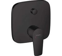 hansgrohe Talis E 71474670 - Grifo mezclador monomando para bañera (con fusible integrado según EN1717), color negro mate