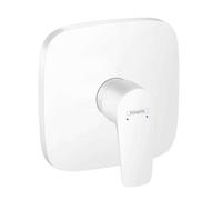 hansgrohe Talis E 71765700 - Grifo monomando para ducha empotrable, color blanco mate