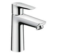 hansgrohe Talis E mezclador monomando de lavabo 110, residuos emergentes, proyección de 112mm, 71710000, Color: cromado