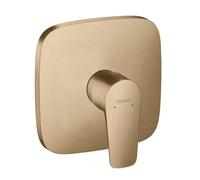 hansgrohe Talis E - Grifo mezclador monomando para bañera (bronce cepillado)