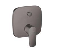 hansgrohe Talis E - Grifo monomando para bañera (cromado), color negro