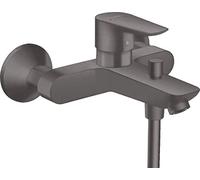 hansgrohe Talis E - Grifo para bañera (2 funciones), color negro y cromado