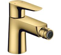 hansgrohe Talis E mezclador monomando de bidé, residuos pop-up, 71720990, Color: Óptica Oro Pulido
