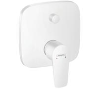 hansgrohe Talis E mezclador de baño monomando oculto, combinación de seguridad, 71474700, Color: Nieve (blanco mate)